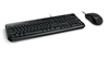 Picture of Microsoft Wired Desktop 600, DE keyboard Mouse included USB QWERTZ Black