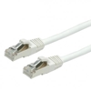 Picture of VALUE S/FTP Patch Cord Cat.6 (Class E), halogen-free, white, 1 m