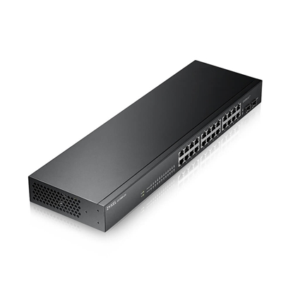 Picture of Zyxel GS-1900-24 v2 Managed L2 Gigabit Ethernet (10/100/1000) 1U Black