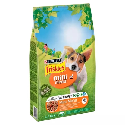 Изображение FRISKIES Mini Menu Chicken with vegetables - dry dog food - 1.5 kg