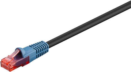 Изображение CAT 6 Outdoor-patch cable U/UTP | 94389 | Prewired, unshielded LAN cable with RJ45 plugs for connecting network components; Double-layer polyethylene jacket protects the network cable outdoors and makes it extremely weather-resistant; The outdoor Ethernet