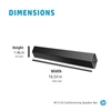 Picture of HP Z G3 Conferencing Speaker Bar
