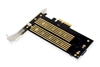 Изображение Karta rozszerzeń (Kontroler) M.2 NGFF/NVMe SSD PCIe 3.0 x4 SATA 110, 80, 60, 42, 30mm