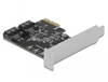 Picture of Delock 2 port SATA PCI Express Card - Low Profile Form Factor
