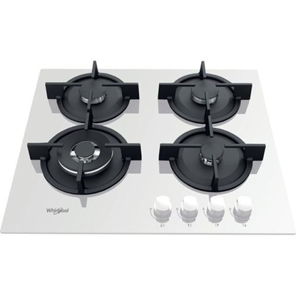 Picture of Whirlpool AKT 625/WH hob Black, White Built-in 60 cm Gas 4 zone(s)