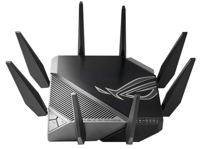 Attēls no ASUS GT-AXE11000 wireless router Gigabit Ethernet Tri-band (2.4 GHz / 5 GHz / 6 GHz) Black