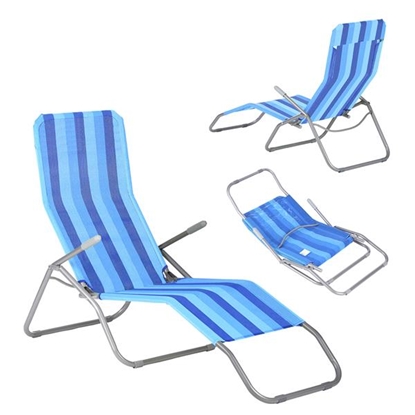 Attēls no Atpūtas krēsls NC3017 BLUE SUN LOUNGER NILS CAMP