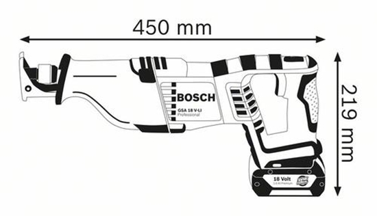 Изображение Bosch GSA 18V-LI Cordless Saber Saw