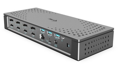 Изображение i-tec Universal USB 3.0/USB-C/Thunderbolt, Quattro 4K Display Docking Station + Power Delivery 100W