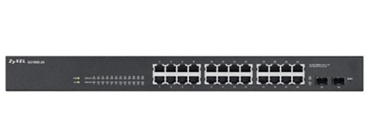 Picture of Zyxel GS-1900-24 v2 Managed L2 Gigabit Ethernet (10/100/1000) 1U Black