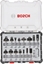 Picture of Bosch 15 pcs Wood Bit Set for 6mm Shank Router