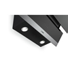 Изображение Bosch DWK065G60 cooker hood Wall-mounted Black, Stainless steel 530 m³/h C