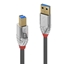 Attēls no Lindy 3m USB 3.0 Type A to B Cable, Cromo Line