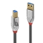 Attēls no Lindy 1m USB 3.0 Type A to B Cable, Cromo Line