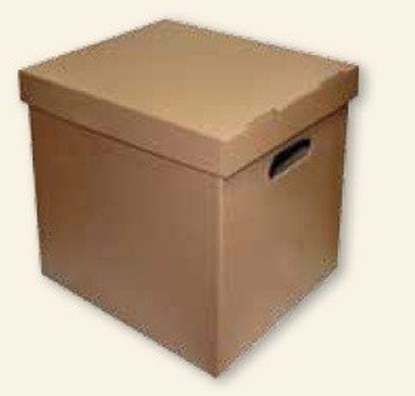 Изображение Archive box SMLT, 360x290x350mm, brown, ecological, removable cover 0830-308