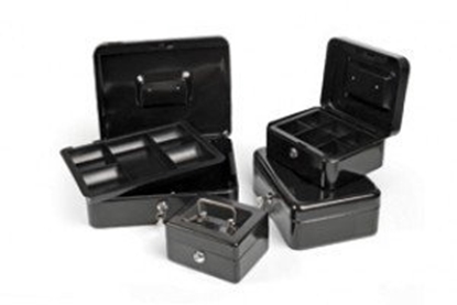 Obrazek Box for money Forpus, 250x170x75mm, black 1013-003
