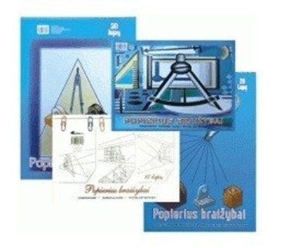 Picture of Drawing paper SMLT, A4, 160 g, album, glued, (20) 0708-007