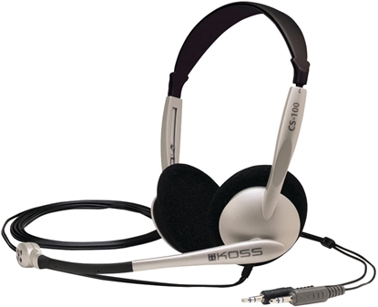 Picture of Koss | CS100 | Headphones | Wired | On-Ear | Microphone | Black/Gold