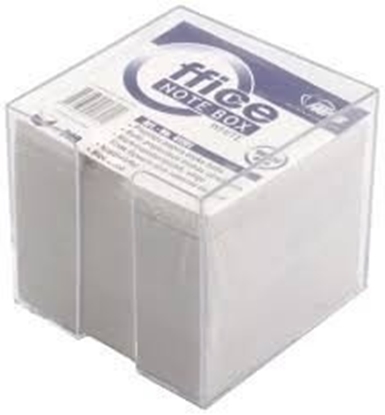 Attēls no Notes Forpus, 9x9 cm, white, Not glued, with cover (800) 0716-005