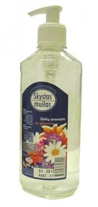 Picture of Soap, liquid, with glycerin, floral fragrance (no dyes), with dispenser, 500ml