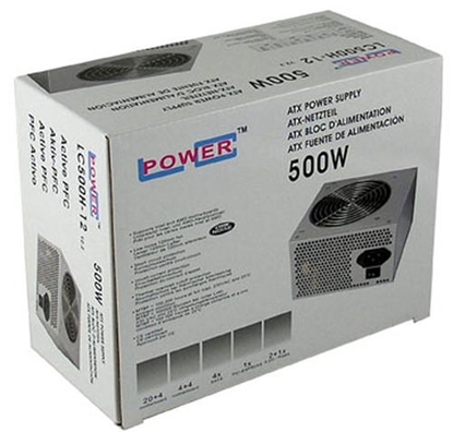 Изображение Netzteil LC-Power 500W LC500H-12cm Ver.2.2 akt.PFC bulk