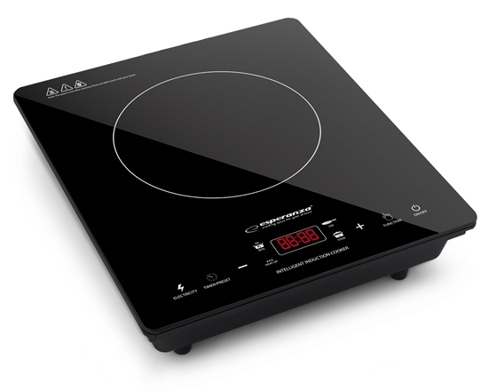 Picture of Esperanza EKH009 hob Black Countertop 28 cm Zone induction hob 1 zone(s)