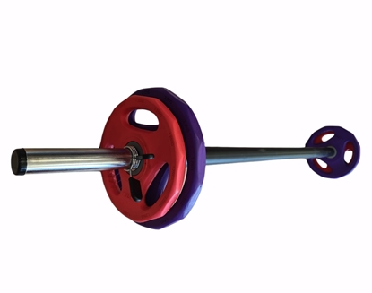 Attēls no Body Pump krāsains aerobikas komplekts Prove 10kg (Metāls pārklāts ar gumiju)