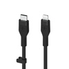 Изображение Belkin Flex Lightning/USB-C 15W 3m, mfi, 15W, black CAA009bt3MBK