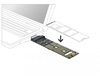 Picture of Delock Converter for M.2 NVMe PCIe SSD with USB 3.1 Gen 2