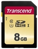 Изображение Transcend SDHC 500S          8GB Class 10 UHS-I U1