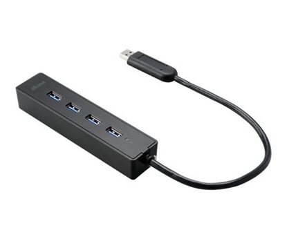 Attēls no HUB USB Akasa Connect 4SX 4x USB-A 3.0 (AK-HB-08BK)