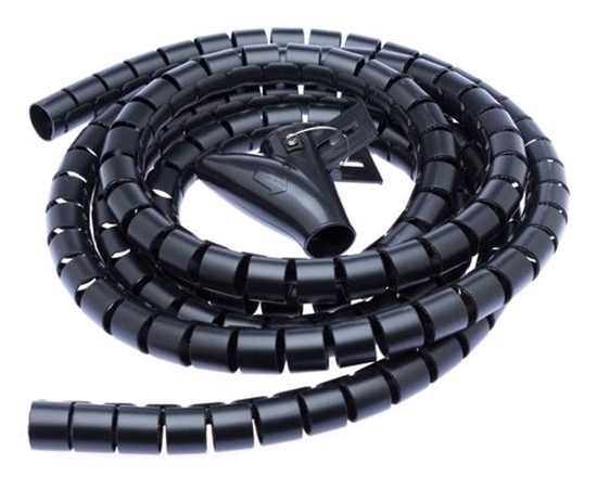 Picture of Organizer Connect IT Spirala na przewody Czarny 1 sztuka  (CI-514)