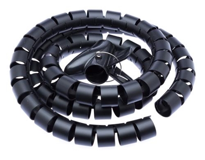 Picture of Organizer Connect IT Spirala na przewody Czarny 1 sztuka  (CI-515)