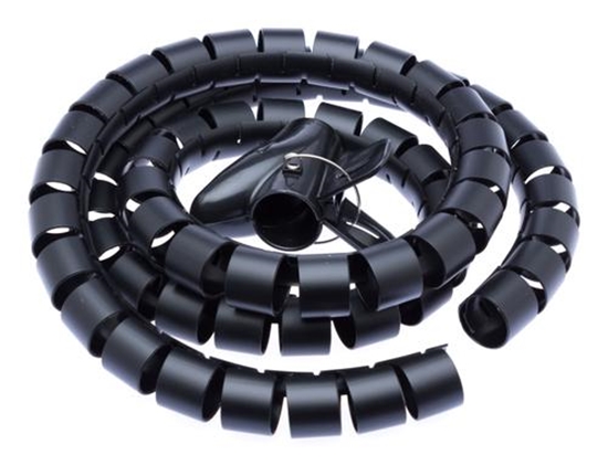 Picture of Organizer Connect IT Spirala na przewody Czarny 1 sztuka  (CI-515)