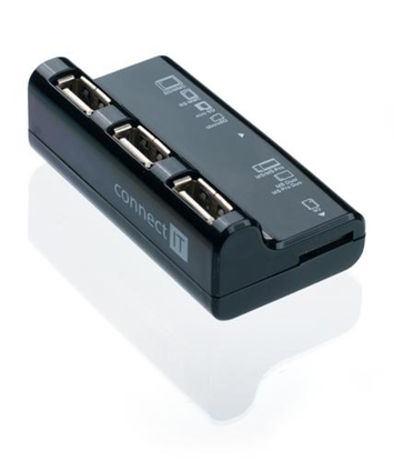 Picture of HUB USB Connect IT CI-87 1x microSD  + 3x USB-A 2.0 (CI-87)