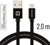 Picture of Swissten MFI Textile Fast Charge 3A Lightning Data and Charging Cable 2.0m