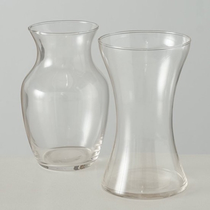 Attēls no Vāze Balena stikla h20cm 2-veidi