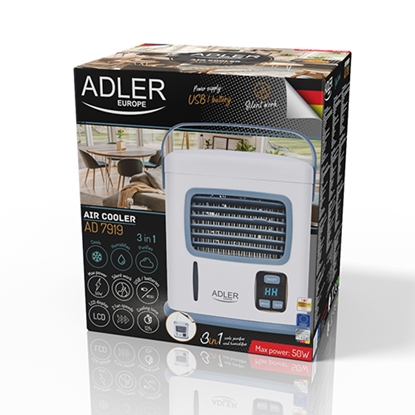 Picture of Adler Air Cooler 3in1 AD 7919 Free standing, Fan function, Number of speeds 2, White
