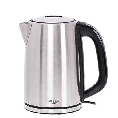 Attēls no Adler Kettle AD 1340	 Electric, 2200 W, 1.7 L, Stainless steel, 360° rotational base, Inox