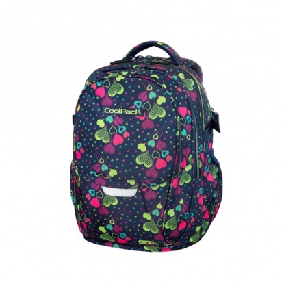 Picture of Backpack CoolPack Factor Lime Hearts