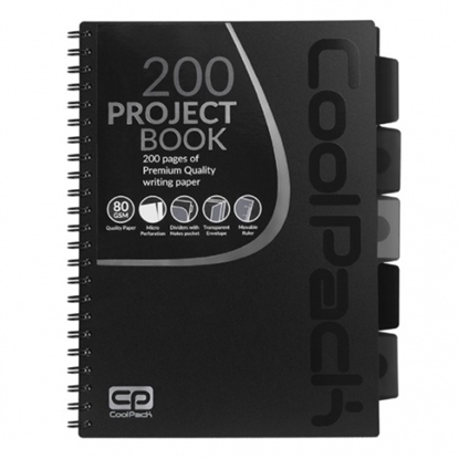 Picture of Spiral note book A4 Coolpack Black