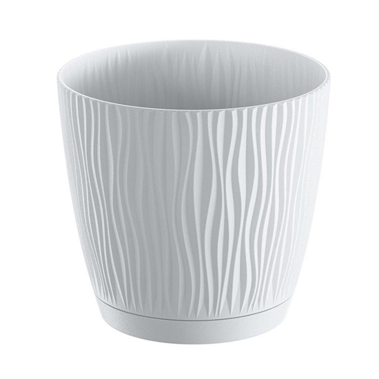 Изображение Puķu pods Sandy balts, d14.9xh13,9cm