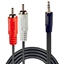 Picture of Lindy Audio Cable 2xPhono 3,5 mm /2m