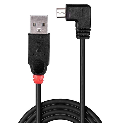Picture of Lindy USB2.0 A/Mini-B 90 Degree 1m