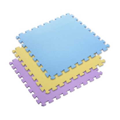 Picture of MP10 MULTIPACK YELL-BLUE-PURP PUZZLE PROTECTIVE MAT 60x60x1.0 CM (9 GAB. KOMPLEKTS)