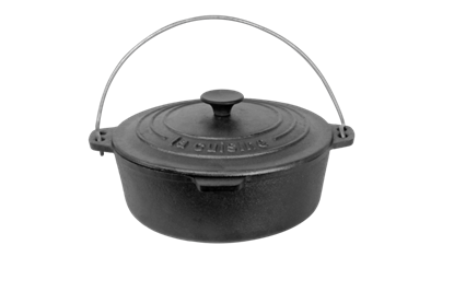 Picture of Cast pot for kamado grill