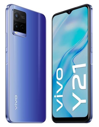 Attēls no VIVO Y21 16.5 cm (6.51") Dual SIM Android 11 4G USB Type-C 4 GB 64 GB 5000 mAh Blue