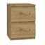 Изображение M2 Malwa bedside table 2 drawers Oak Artisan