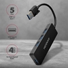 Picture of HUE-G1A Hub 4-portowy USB 3.2 Gen 1 SLIM, kabel Type-A 14cm