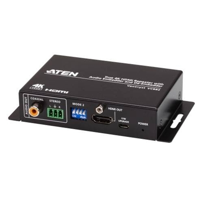 Attēls no ATEN True 4K HDMI Repeater with Audio Embedder and De-Embedder